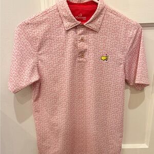 Masters Polo, Red &White Masters Pattern, YM